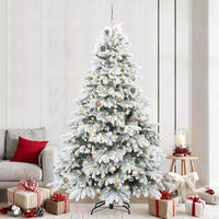 Albero di Natale artificiale con 300 LED Verde 240 cm PE e PVC 3397638