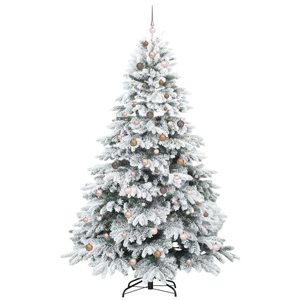Albero di Natale artificiale con 300 LED Verde 240 cm PE e PVC 3397638