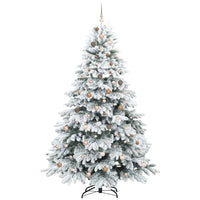 Albero di Natale artificiale con 300 LED Verde 240 cm PE e PVC 3397638