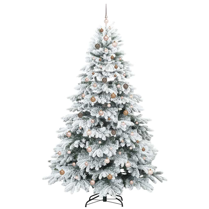 Albero di Natale artificiale con 300 LED Verde 240 cm PE e PVC 3397638