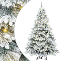 Albero di Natale artificiale con 300 LED Verde 240 cm PE e PVC 3397639