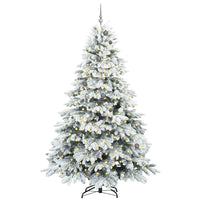 Albero di Natale artificiale con 300 LED Verde 240 cm PE e PVC 3397639