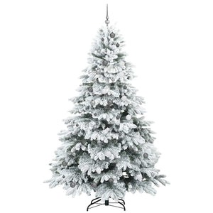 Albero di Natale artificiale con 300 LED Verde 240 cm PE e PVC 3397639