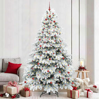 Albero di Natale artificiale con 300 LED Verde 240 cm PE e PVC 3397640