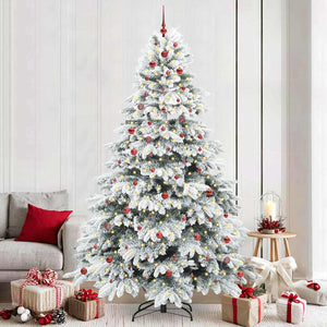 Albero di Natale artificiale con 300 LED Verde 240 cm PE e PVC 3397640