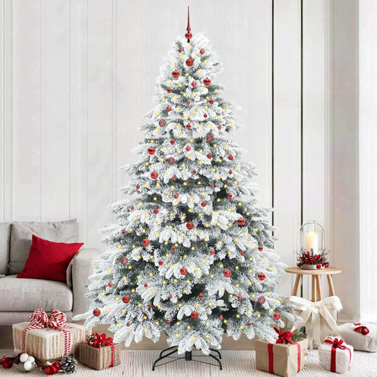 Albero di Natale artificiale con 300 LED Verde 240 cm PE e PVC 3397640