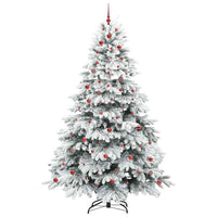 Albero di Natale artificiale con 300 LED Verde 240 cm PE e PVC 3397640