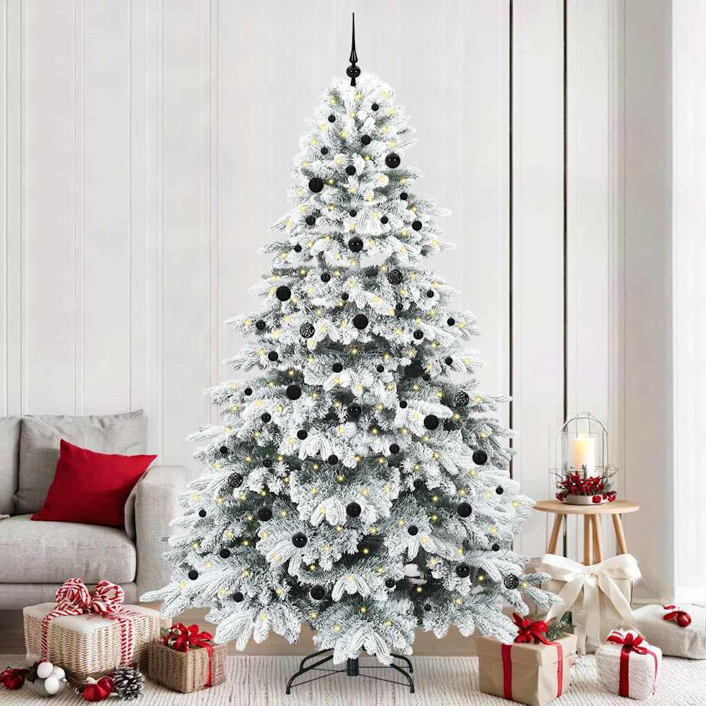 Albero di Natale artificiale con 300 LED Verde 240 cm PE e PVC 3397641