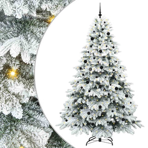 Albero di Natale artificiale con 300 LED Verde 240 cm PE e PVC 3397641