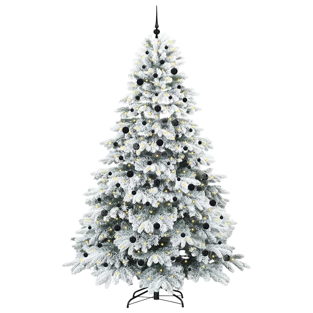 Albero di Natale artificiale con 300 LED Verde 240 cm PE e PVC 3397641