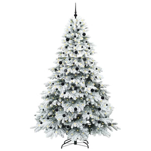 Albero di Natale artificiale con 300 LED Verde 240 cm PE e PVC 3397641