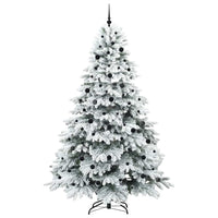 Albero di Natale artificiale con 300 LED Verde 240 cm PE e PVC 3397641