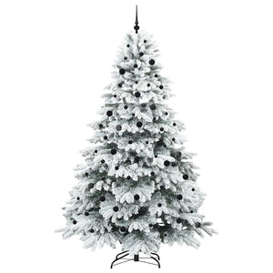 Albero di Natale artificiale con 300 LED Verde 240 cm PE e PVC 3397641