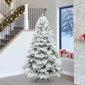 Albero di Natale artificiale con 300 LED Verde 240 cm PE e PVC 3397642