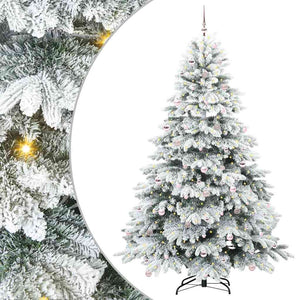 Albero di Natale artificiale con 300 LED Verde 240 cm PE e PVC 3397642