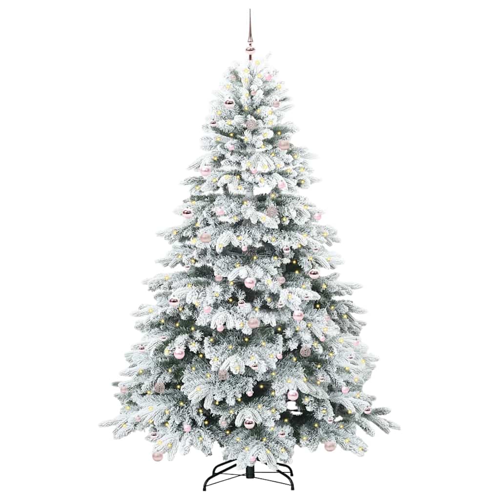Albero di Natale artificiale con 300 LED Verde 240 cm PE e PVC 3397642