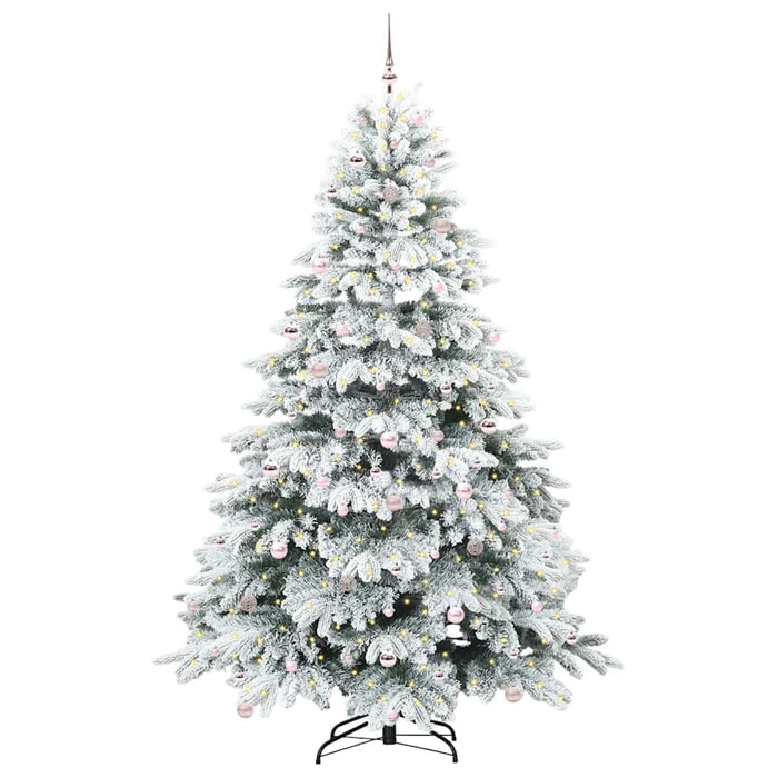 Albero di Natale artificiale con 300 LED Verde 240 cm PE e PVC 3397642