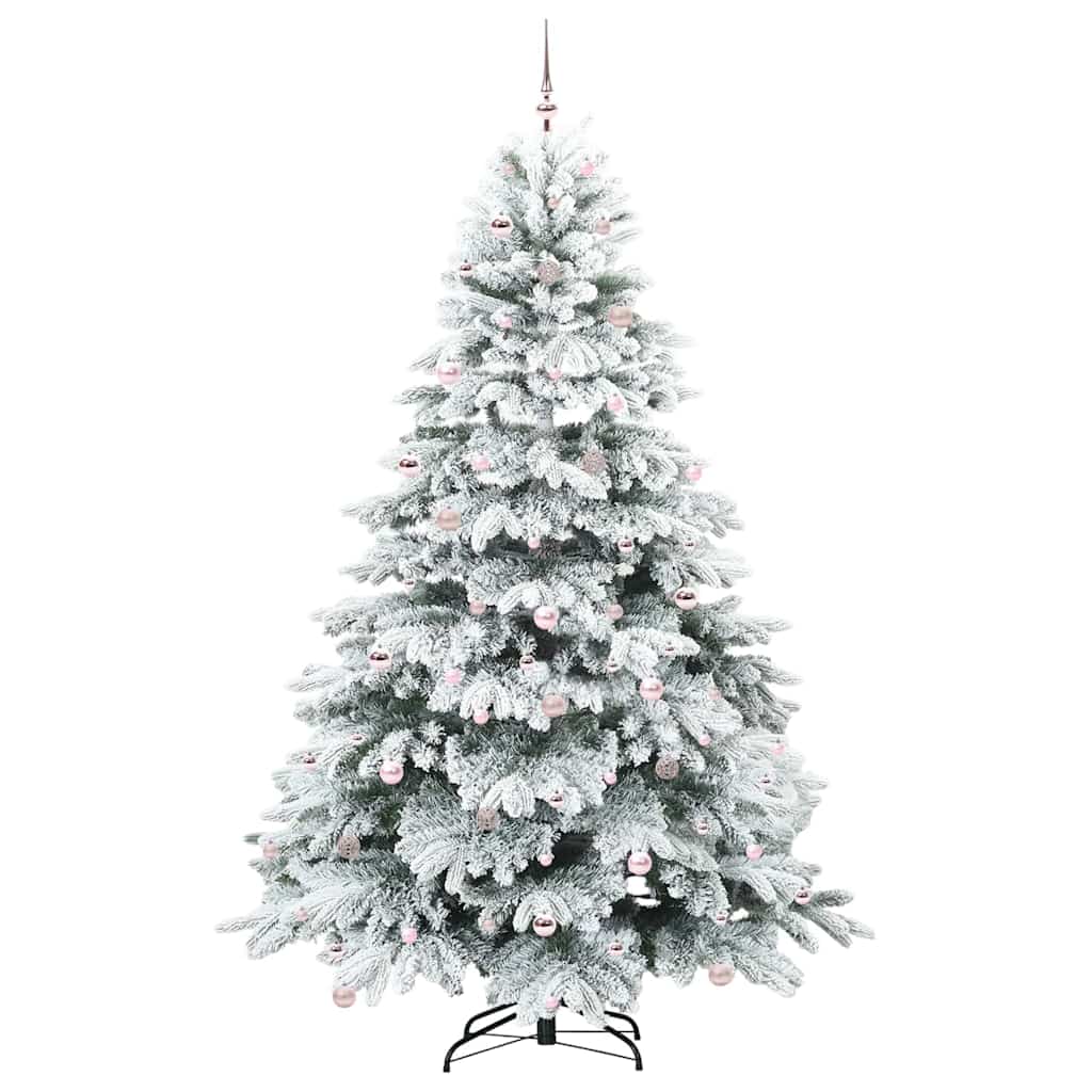 Albero di Natale artificiale con 300 LED Verde 240 cm PE e PVC 3397642