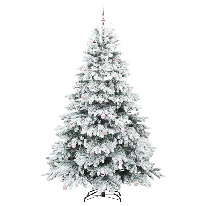Albero di Natale artificiale con 300 LED Verde 240 cm PE e PVC 3397642