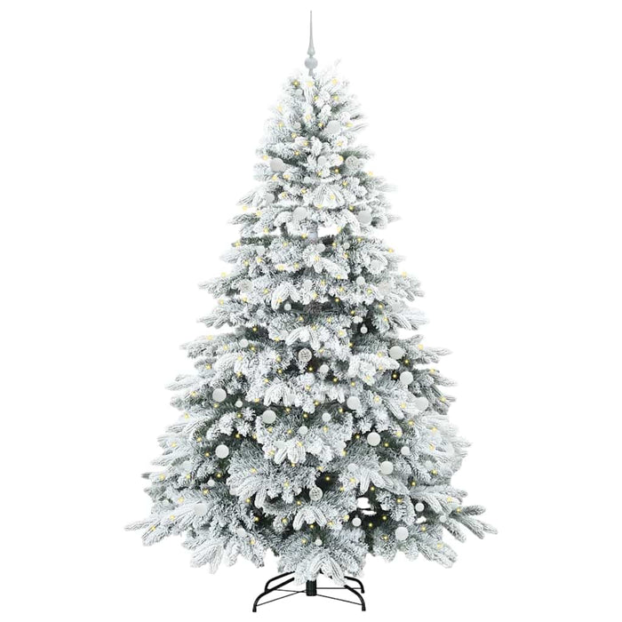 Albero di Natale artificiale con 300 LED Verde 240 cm PE e PVC 3397643