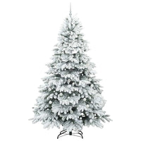 Albero di Natale artificiale con 300 LED Verde 240 cm PE e PVC 3397643