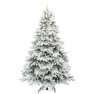 Albero di Natale artificiale con 300 LED Verde 240 cm PE e PVC 3397644