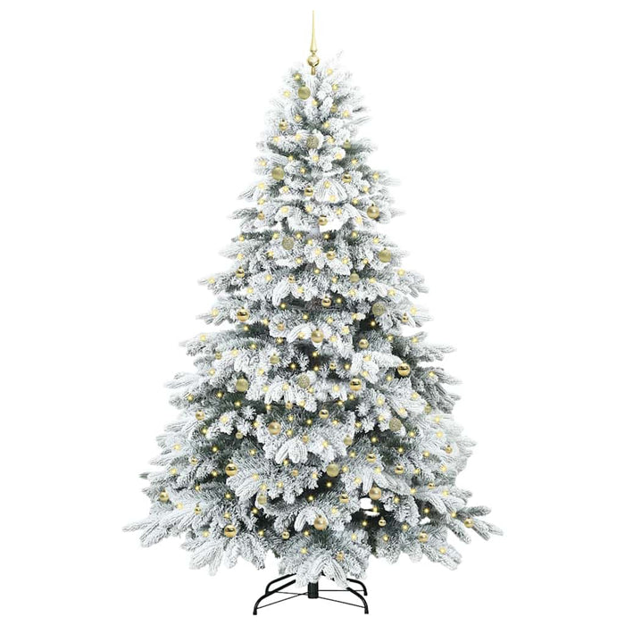 Albero di Natale artificiale con 300 LED Verde 240 cm PE e PVC 3397644