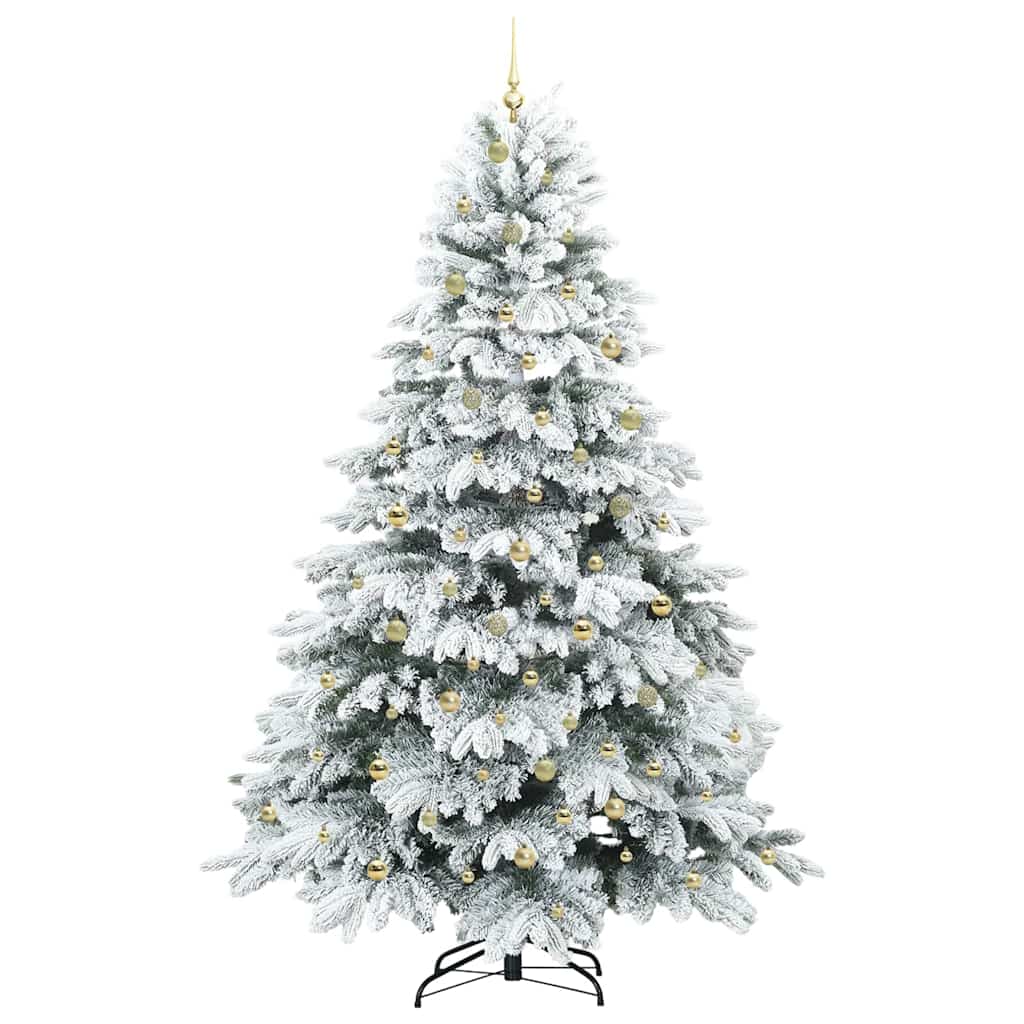 Albero di Natale artificiale con 300 LED Verde 240 cm PE e PVC 3397644