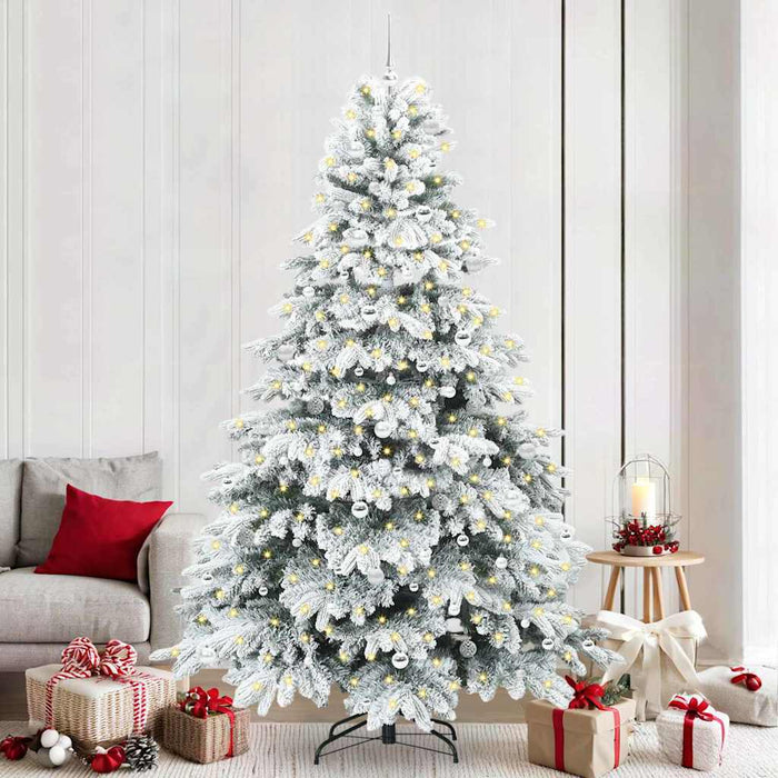 Albero di Natale artificiale con 300 LED Verde 240 cm PE e PVC 3397645