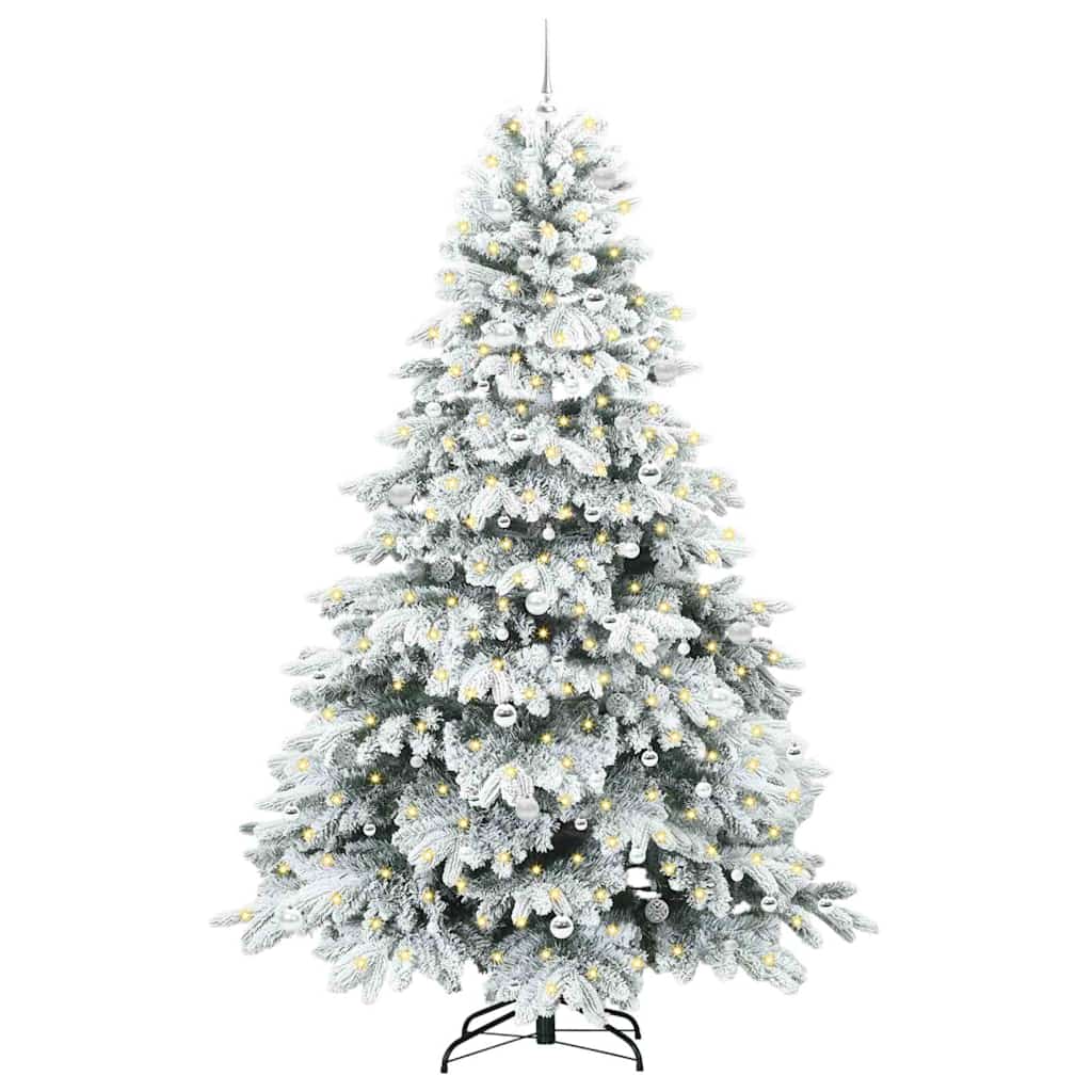 Albero di Natale artificiale con 300 LED Verde 240 cm PE e PVC 3397645