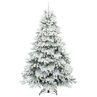Albero di Natale artificiale con 300 LED Verde 240 cm PE e PVC 3397645