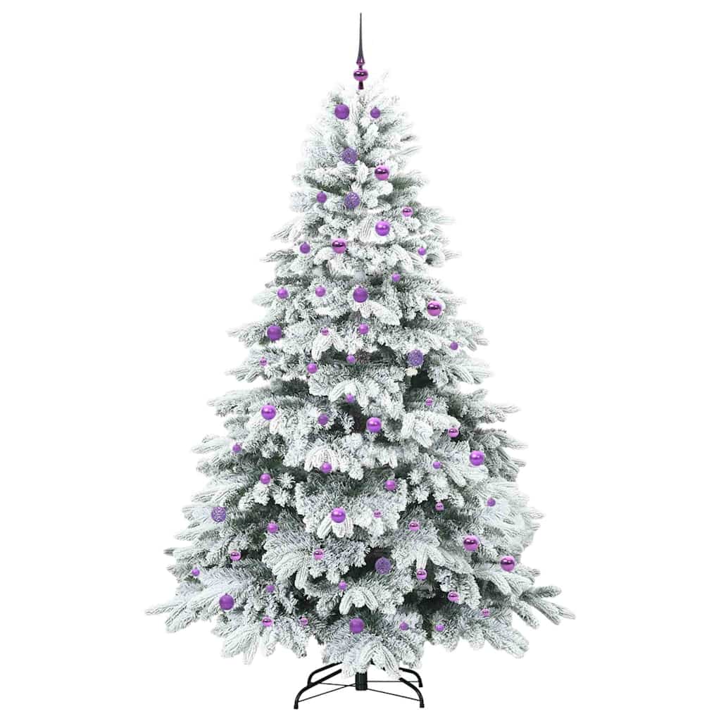 Albero di Natale artificiale con 300 LED Verde 240 cm PE e PVC 3397646