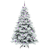 Albero di Natale artificiale con 300 LED Verde 240 cm PE e PVC 3397646