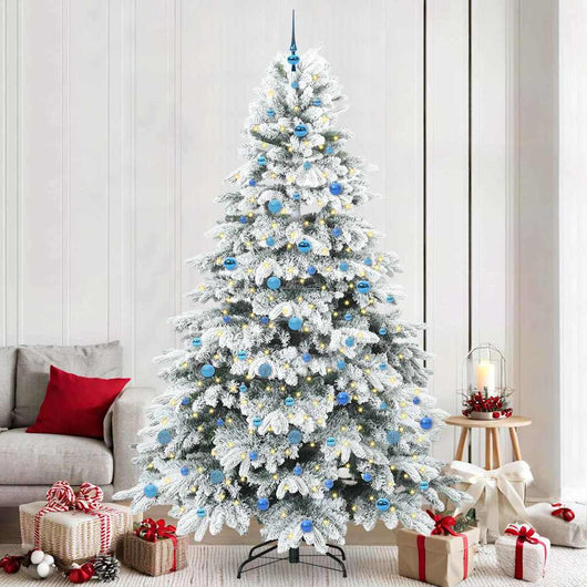 Albero di Natale artificiale con 300 LED Verde 240 cm PE e PVC 3397647
