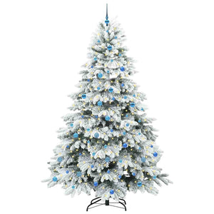 Albero di Natale artificiale con 300 LED Verde 240 cm PE e PVC 3397647