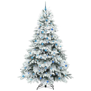 Albero di Natale artificiale con 300 LED Verde 240 cm PE e PVC 3397647