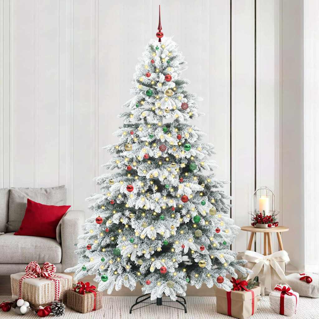 Albero di Natale artificiale con 300 LED Verde 240 cm PE e PVC 3397648