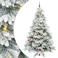 Albero di Natale artificiale con 300 LED Verde 240 cm PE e PVC 3397648