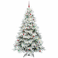 Albero di Natale artificiale con 300 LED Verde 240 cm PE e PVC 3397648
