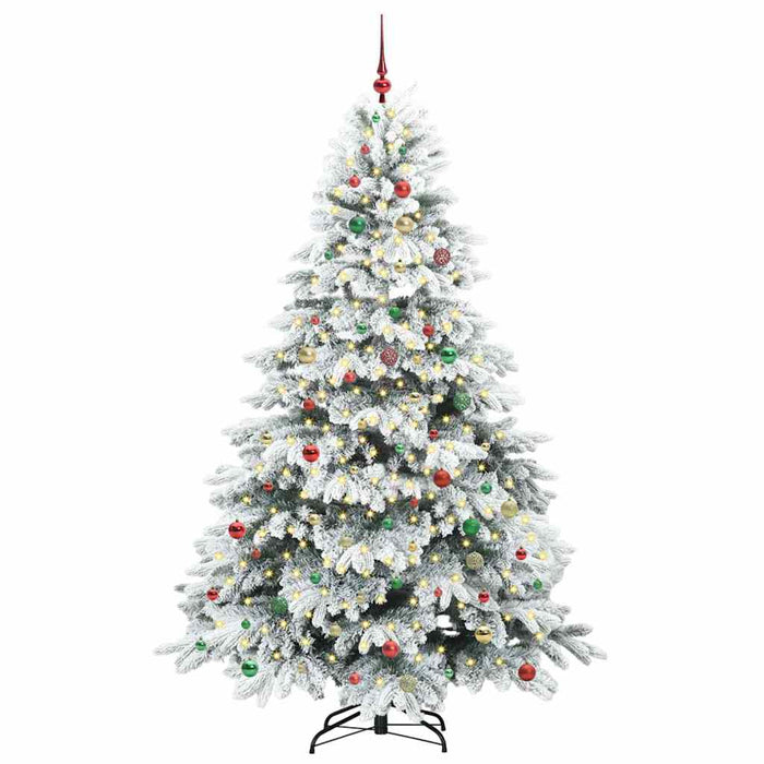 Albero di Natale artificiale con 300 LED Verde 240 cm PE e PVC 3397648