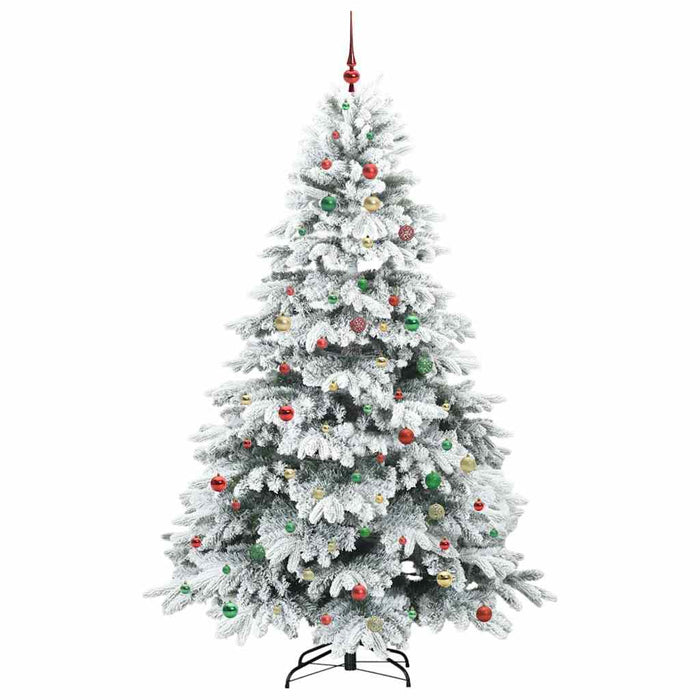 Albero di Natale artificiale con 300 LED Verde 240 cm PE e PVC 3397648