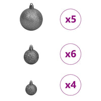 Albero di Natale Artificiale con Rami Pieghevoli 150 cm PVC 3397652