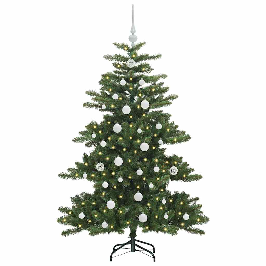 Albero di Natale Artificiale-Albero Natalizio con Rami Pieghevoli Verde 150 cm 942449