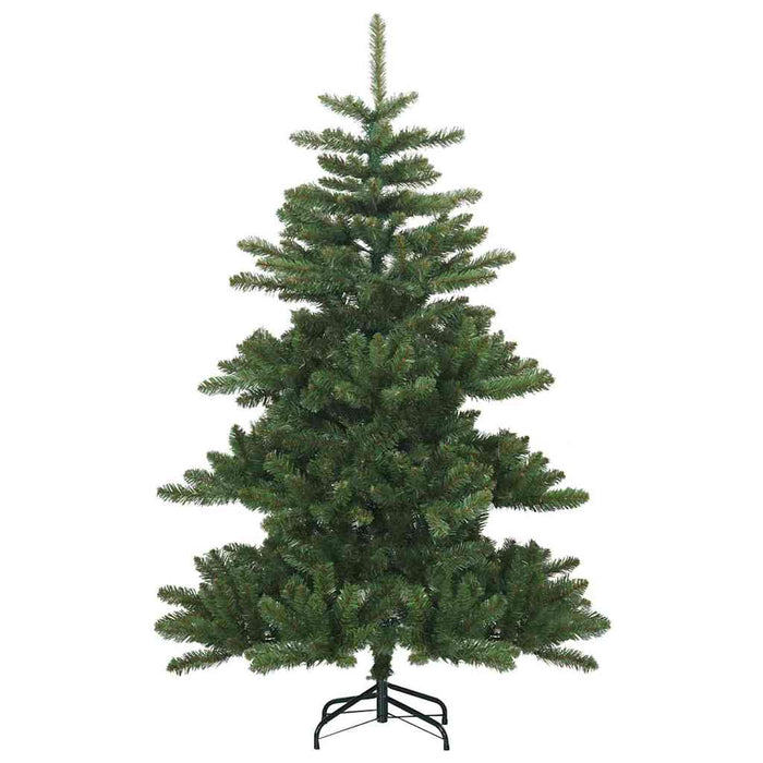 Albero di Natale Artificiale-Albero Natalizio con Rami Pieghevoli Verde 150 cm 726210