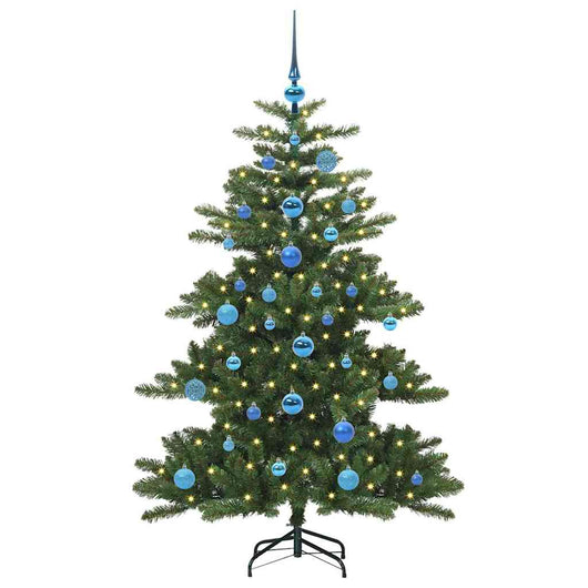 Albero di Natale Artificiale-Albero Natalizio con Rami Pieghevoli Verde 150 cm 896683