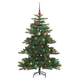 Albero di Natale Artificiale-Albero Natalizio con Rami Pieghevoli Verde 150 cm 309566