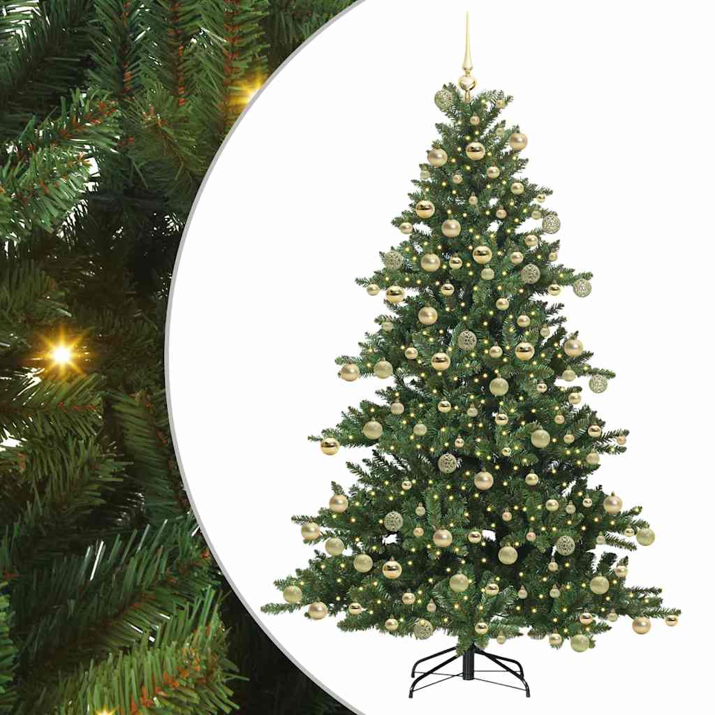 Albero di Natale Artificiale con Rami Pieghevoli 180 cm PVC 3397670