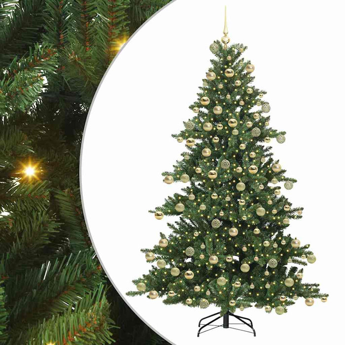 Albero di Natale Artificiale con Rami Pieghevoli 180 cm PVC 3397670