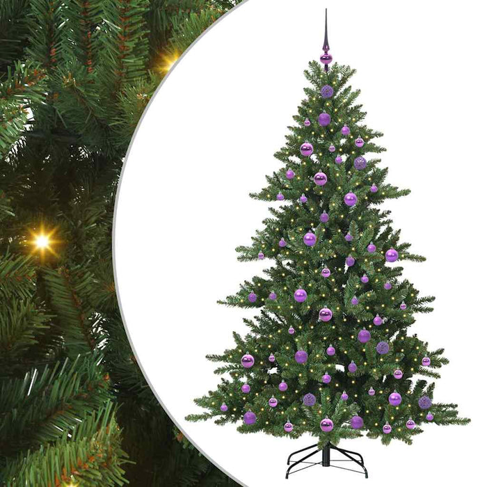 Albero di Natale Artificiale con Rami Pieghevoli 180 cm PVC 3397672