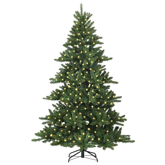 Albero di Natale Artificiale con Rami Pieghevoli 210 cm PVC 3397675